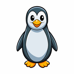 penguin with ice cream