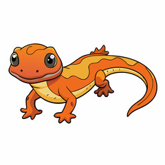 vector illustration of cartoon dinosaur