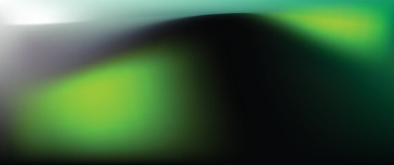 Green gradient vector blurred background. brand color green yellow and blue abstract color background with green smooth and blur texture
