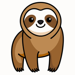 Obraz premium dog, animal, cartoon, puppy, pet, illustration, vector, brown, cute, fun, mammal, toy, character, isolated, art, happy, canine, drawing, baby, smiling, white, fur, cat, bear, funny