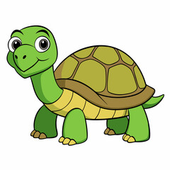 turtle, cartoon, animal, reptile, vector, illustration, tortoise, green, shell, fun, sea, nature, cute, character, wildlife, isolated, drawing, art, smile, happy, animals, cheerful, funny, snake, amph