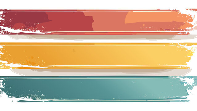 Retro grunge banners set 
