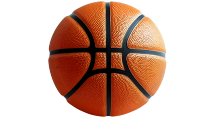 Orange Basketball Closeup.