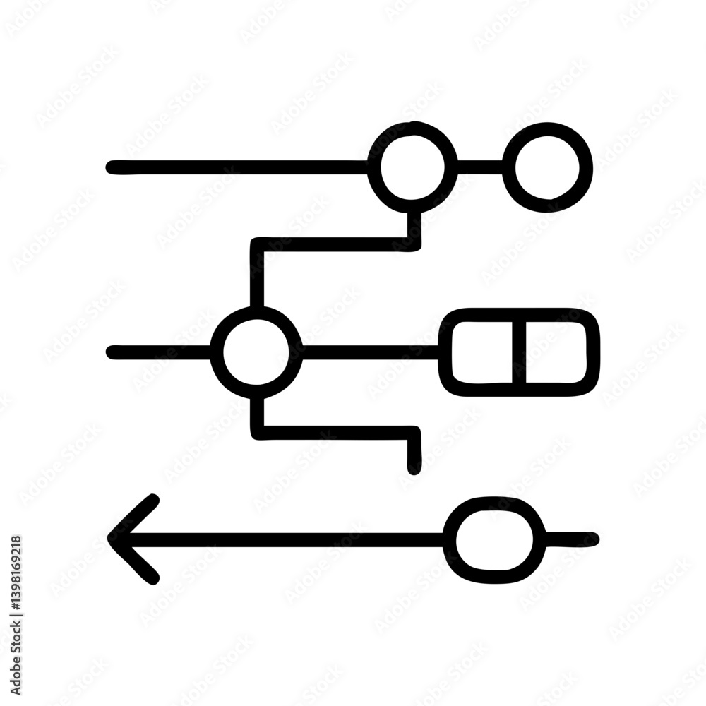 Poster circuit diagram schematic electronic component connection engineering design plan view