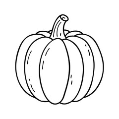 pumpkin icon, pumpkin vector illustration-simple illustration of pumpkin, perfect for pumpkin logos and icons