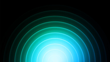 Circle abstract background.modern.minimalist background.Blue, purple, pink, green, yellow, red gradations.circle effect background. Bright and elegant glowing circle lines stacked together