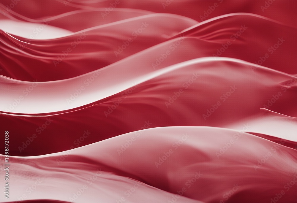Poster background wave red soft smooth