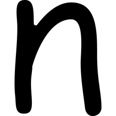 Small Letter N Icon