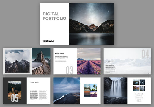 Digital Portfolio Layout