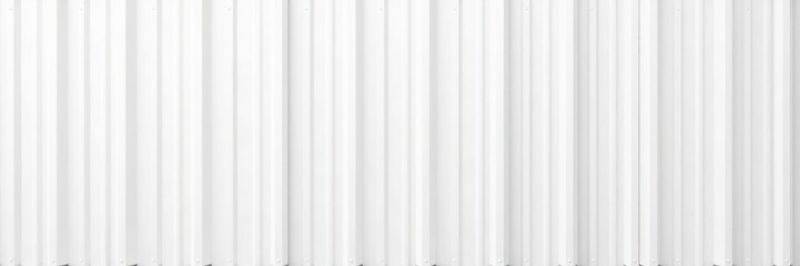 White corrugated metal background with a textured surface, perfect for industrial or minimalist design projects,  geometric,  clean