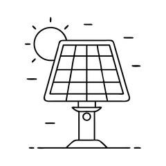 solar light icon, solar light vector illustration-simple illustration of solar light, perfect for solar light logos and icons