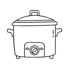 slow cooker icon, slow cooker vector illustration-simple illustration of slow cooker, perfect for slow cooker logos and icons
