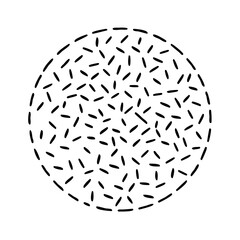 sprinkles icon, sprinkles vector illustration-simple illustration of sprinkles, perfect for sprinkles logos and icons