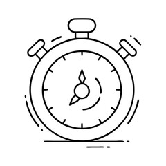 timer icon, timer vector illustration-simple illustration of timer, perfect for timer logos and icons