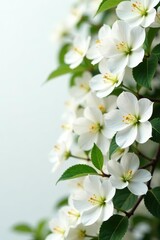 White bougainvillea plant covered in a profusion of delicate flowers,  abundance,  white