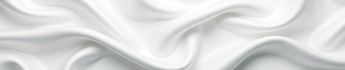 White silk fabric with elegant wave texture ideal for luxury design projects,  elegant,  texture