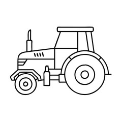 tractor icon, tractor vector illustration-simple illustration of tractor, perfect for tractor logos and icons