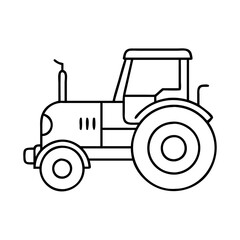 tractor icon, tractor vector illustration-simple illustration of tractor, perfect for tractor logos and icons