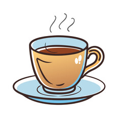 espresso cup icon, espresso cup vector illustration-simple illustration of espresso cup, perfect for espresso cup logos and icons
