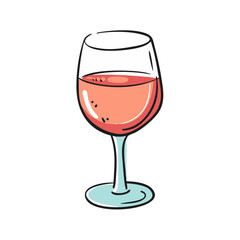 glass of ros icon, glass of ros vector illustration-simple illustration of glass of ros, perfect for glass of ros logos and icons