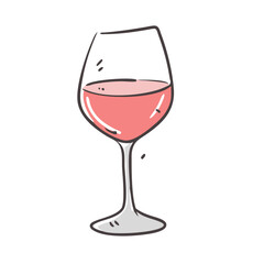glass of ros icon, glass of ros vector illustration-simple illustration of glass of ros, perfect for glass of ros logos and icons