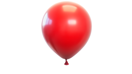 Red Balloon with Dark Background. (1)