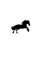 cheval dessin silhouette ombre