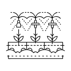 irrigation system icon, irrigation system vector illustration-simple illustration of irrigation system, perfect for irrigation system logos and icons