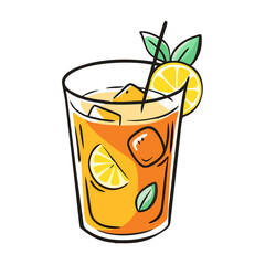 arnold palmer lemonade and iced tea icon