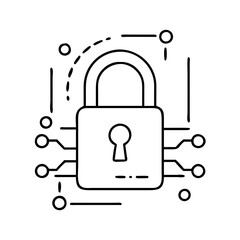 lock icon icon, lock icon vector illustration-simple illustration of lock icon, perfect for lock icon logos and icons