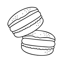 macaron icon, macaron vector illustration-simple illustration of macaron, perfect for macaron logos and icons