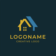 Home Property Logo Vector Design for Real Estate, Housing, and Construction Branding