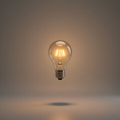 Glowing Light Bulb