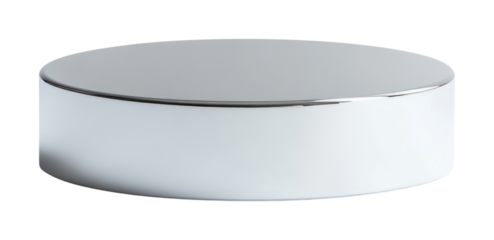 PNG Round reflective minimalist porcelain.