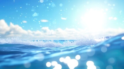 Close-up of a sandy shore with gentle waves lapping