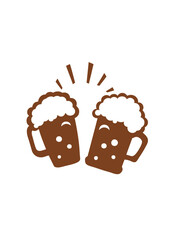 biere verre alcool trinque 2 deux ensemble