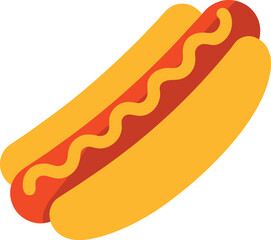 hot dog vector illustration