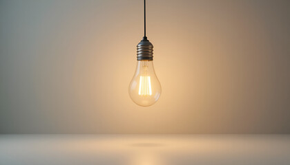 Glowing Light Bulb