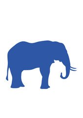 elephant trompe silhouette