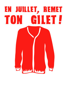 juillet remet gilet dicton humour expression