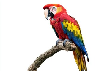 Fototapeta premium Colorful Parrot on Branch