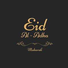 Eid Al Adha Mubarak Greeting Card 2025