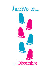 decembre pied bebe arrive mois trace naissance enceinte