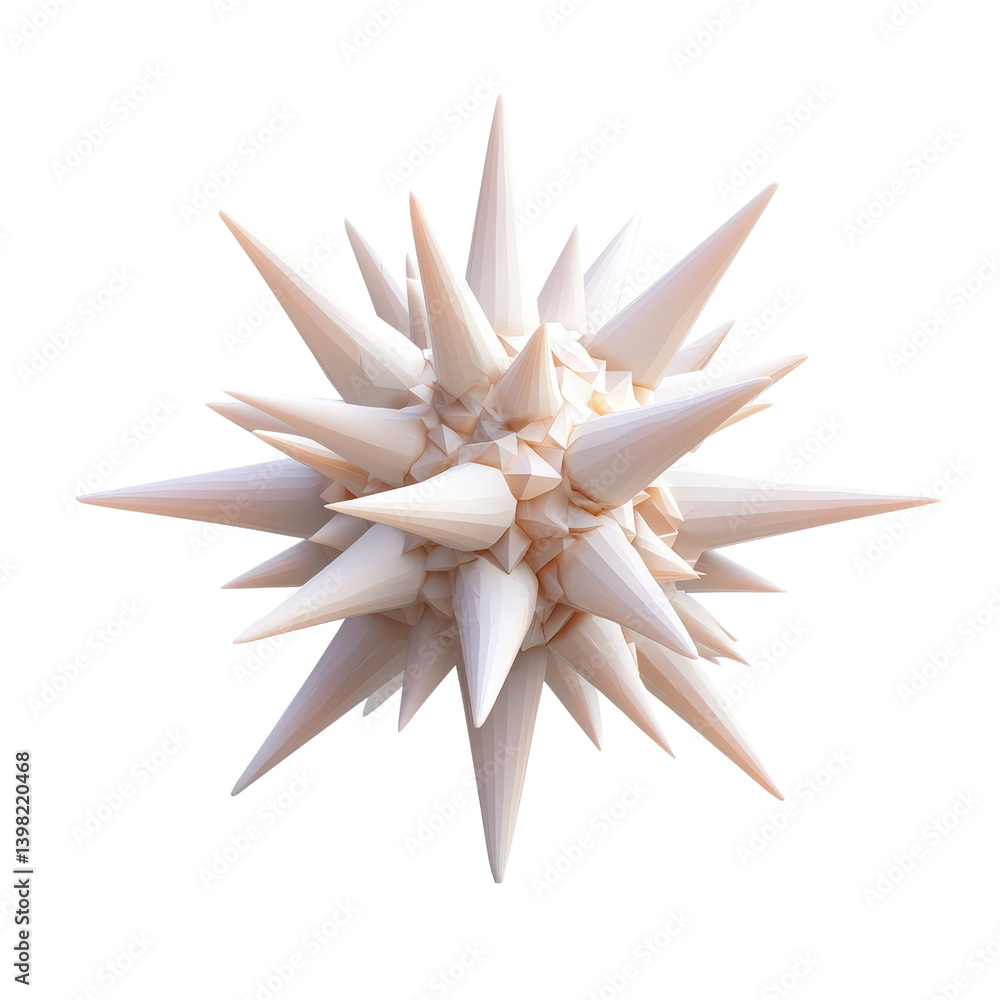 Poster beautifully crafted paper star with intricate details and textures displayed elegantly against a sim
