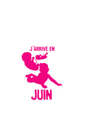juin bebe arrive enfant foetus naissance enceinte