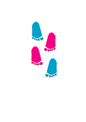 pied bebe marche trace pas enceinte naissance