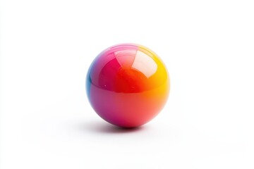 Vibrant sphere of color