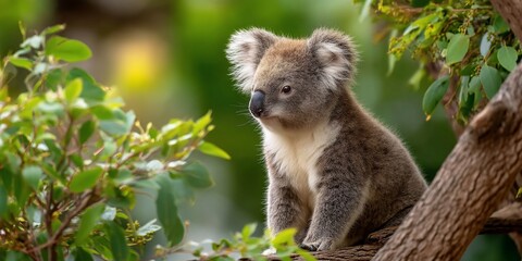 Cute Koala in a Tree (1)
