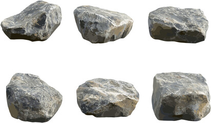Hard rock stone shapes, vector rock shape, nature rock design, isolated rock elements, textured stone, transparent backgrounds, abstract rock textures, nature stone