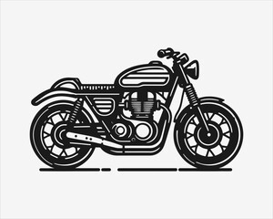 Fototapeta premium motorcycle isolated on white